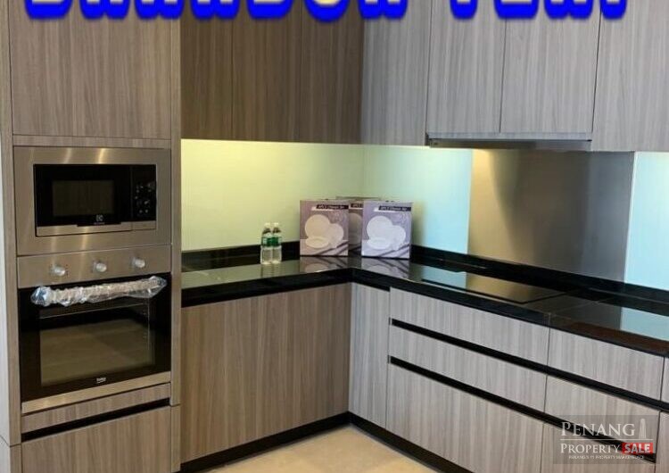 Cheapest !!! Straits Residence High Floor Seaview 1292sf 2CP Fully Furnish Reno Tg Tokong