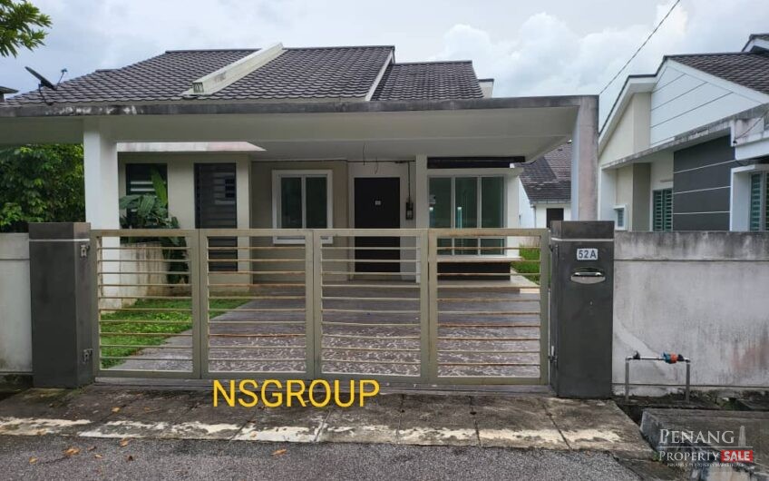 For Rent Single Storey Semidetach House Taman Mekar Sari Bertam Kepala Batas Pulau Pinang
