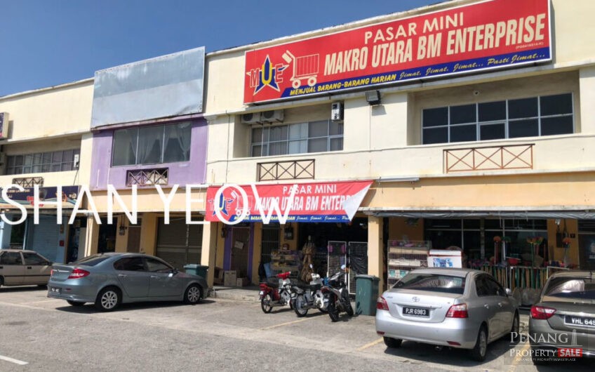 Ground Floor Shoplot Facing Road Guar Perahu Indah Kubang Semang For Rent