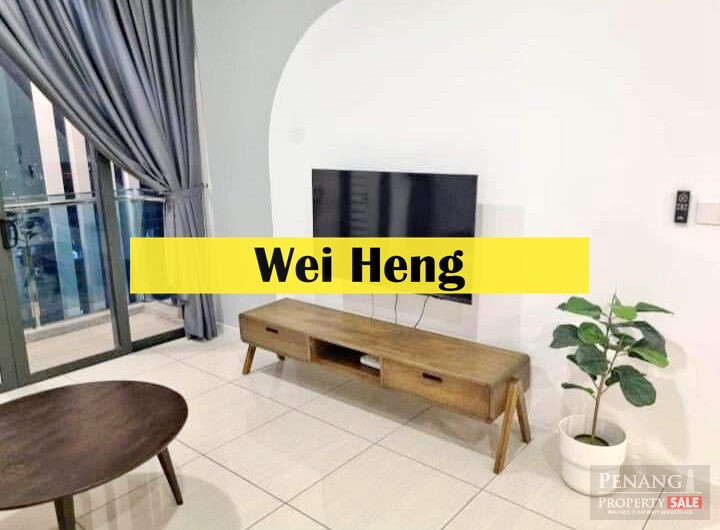Queens waterfront residence high floor fully furnished in bayan lepas