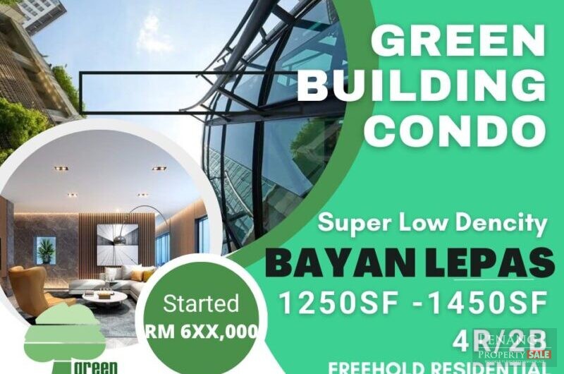 New Condo GoodWood Low Dence 4 bedroom Green Building Bayan Lepas Airport